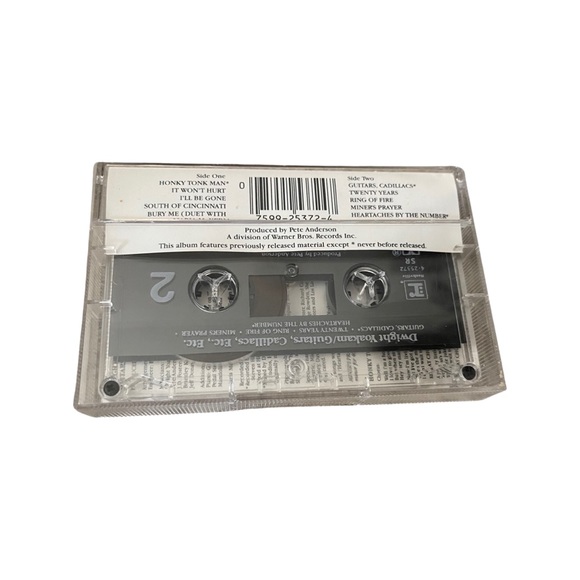 Dwight Yoakam Audio Cassette Tape : Guitars, Cadillacs, Etc. etc. : Country - Picture 2 of 3